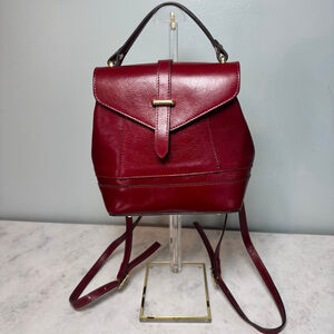 3 in 1 Divina Firenze Leather Mini Satchel Trilli Backpack Made in Italy